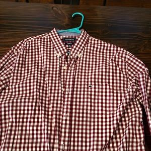 Crown & Ivy classic fit long sleeve button down shirt